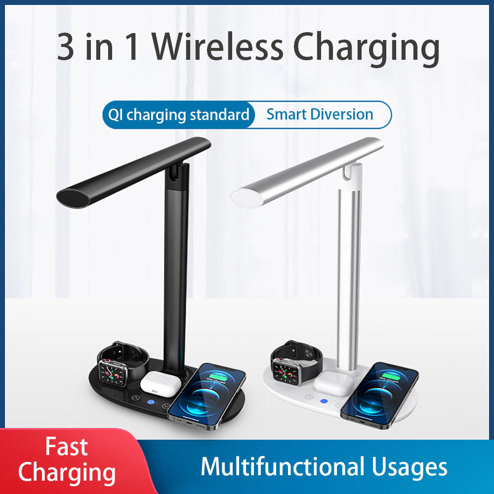 3 in 1 Wirelss Charging Table Lamp P..