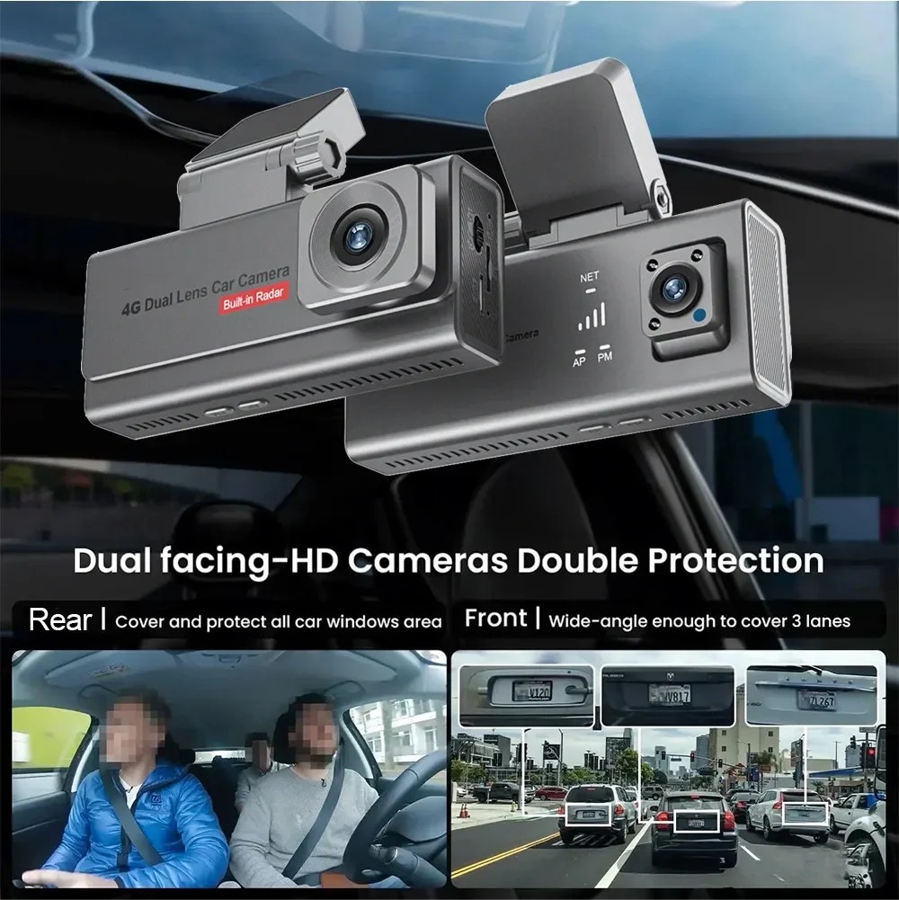 4G Sim ī  ī޶ 4K   Dashcam GPS ΰ..