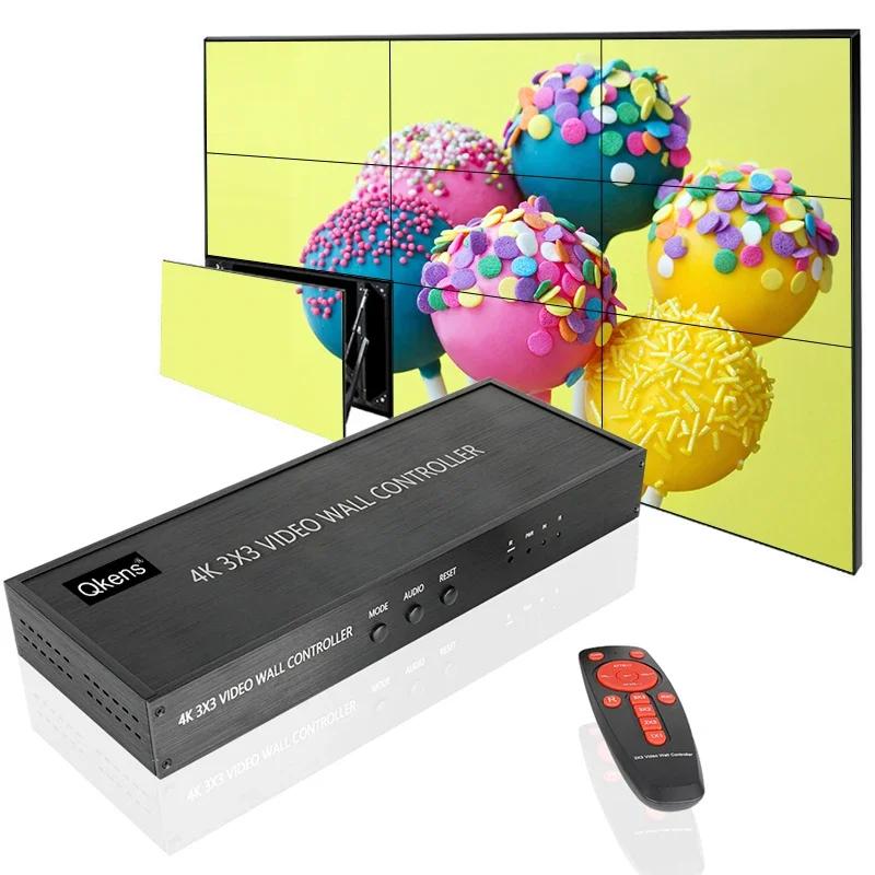4K 3x3 HDMI   Ʈѷ Ƽ ũ μ 1x..