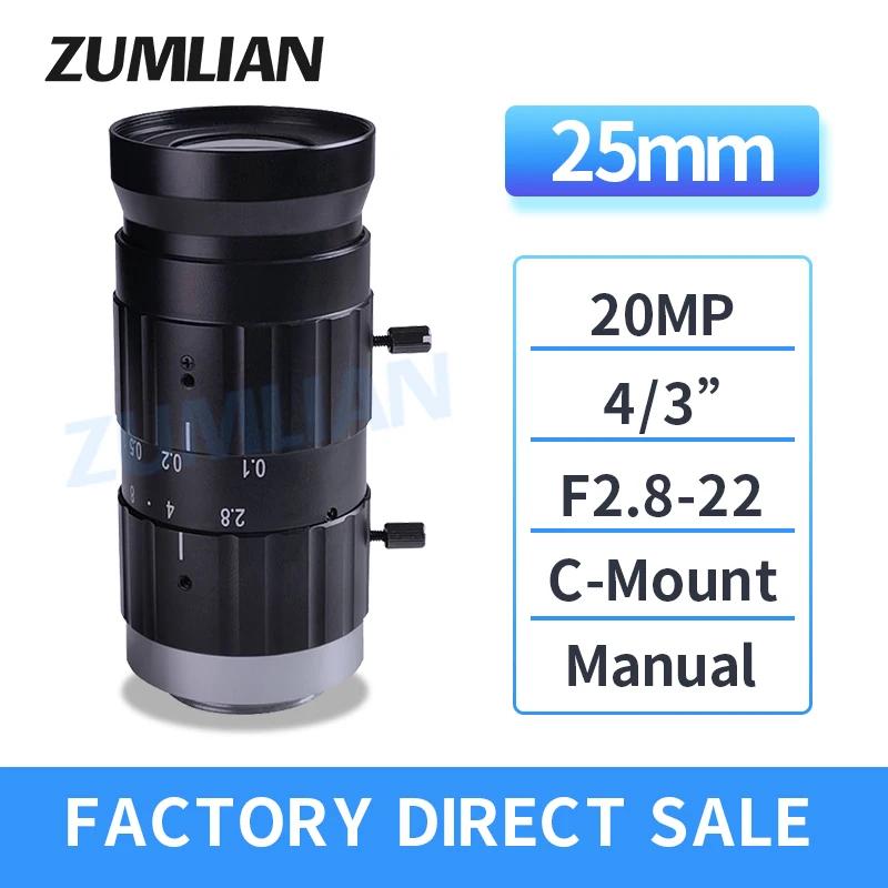 ZUMLIAN ػ 20MP , 25mm  , 4/3 ġ..
