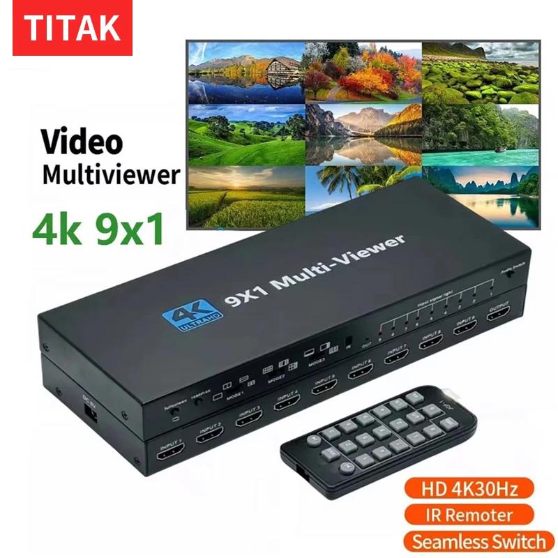 4K 4x1 9x1 HDMI  Ƽ  4 9 ȭ 9x1 Ȱ ..