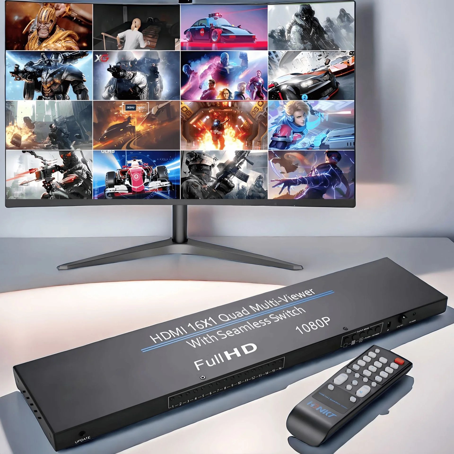 1080P 16x1 HDMI Ƽ 16 Է 1  ÷, ϳ..